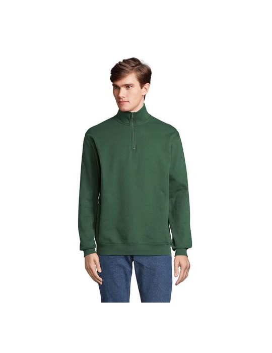 Sweat Zip Col Confortable et Éthique Personnalisé - Conrad pas cher