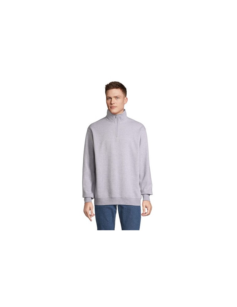 Sweat Zip Col Confortable et Éthique Personnalisé - Conrad pas cher