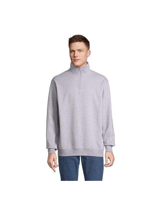 Sweat Zip Col Confortable et Éthique Personnalisé - Conrad pas cher