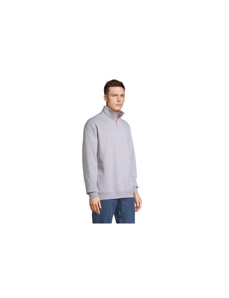 Sweat Zip Col Confortable et Éthique Personnalisé - Conrad pas cher