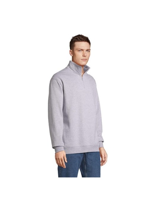 Sweat Zip Col Confortable et Éthique Personnalisé - Conrad pas cher