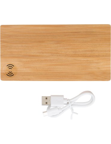 Power bank en bambou 6 000mAh - Walter