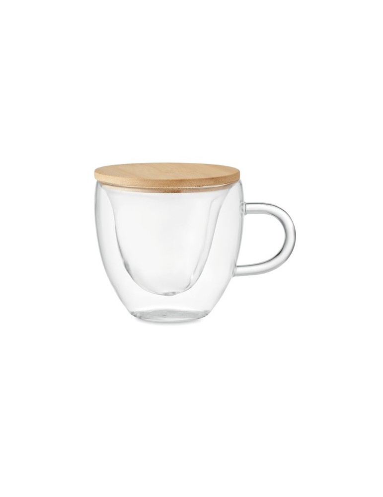Tasse en Borosilicate Double Paroi Personnalisée | Élégance et Fonctionnalité