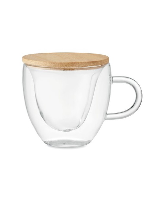 Tasse en Borosilicate Double Paroi Personnalisée | Élégance et Fonctionnalité