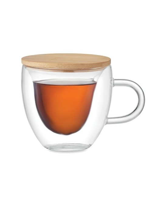 Tasse en Borosilicate Double Paroi Personnalisée | Élégance et Fonctionnalité