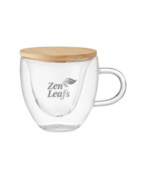 Tasse en Borosilicate Double Paroi Personnalisée | Élégance et Fonctionnalité