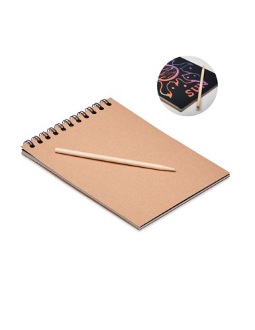Carnet à Gratter Personnalisable - BLACK