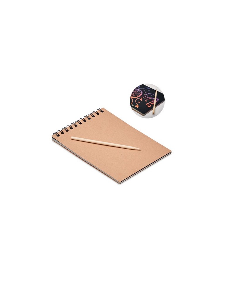 Carnet à Gratter Personnalisable - BLACK