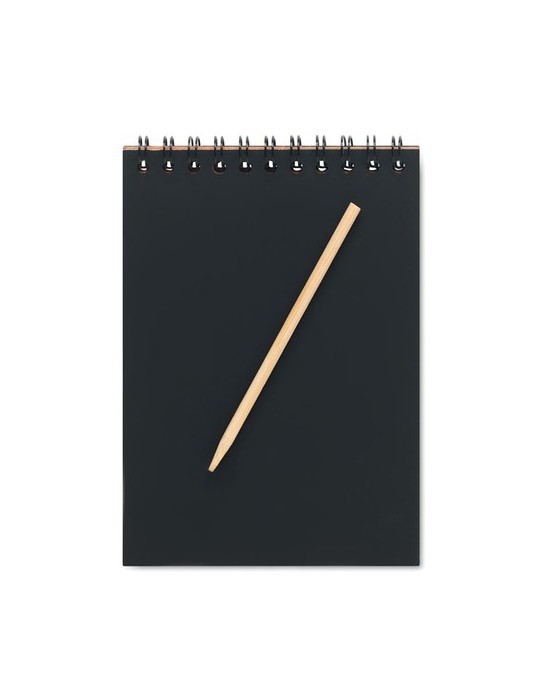 Carnet à Gratter Personnalisable - BLACK