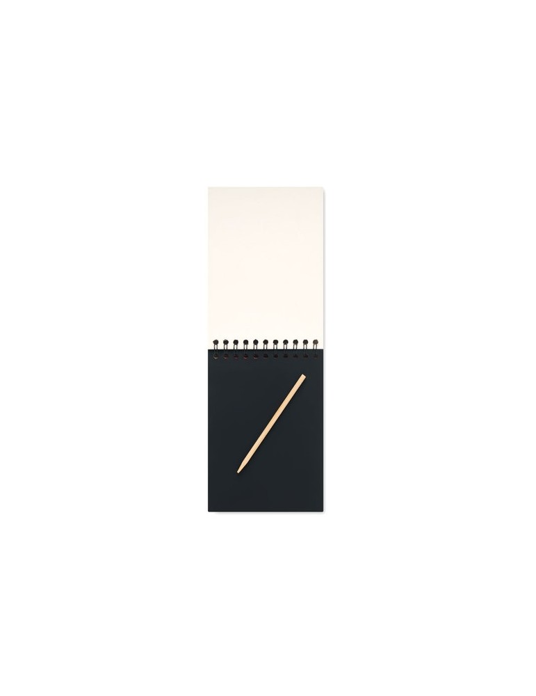 Carnet à Gratter Personnalisable - BLACK