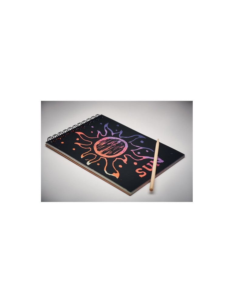 Carnet à Gratter Personnalisable - BLACK