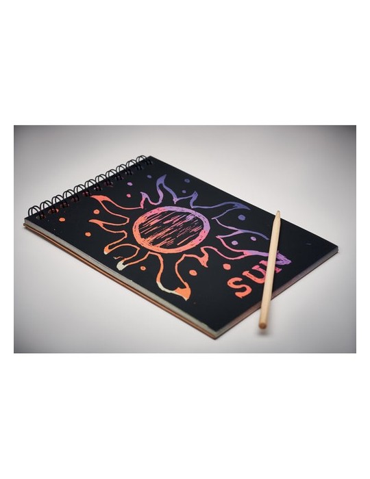 Carnet à Gratter Personnalisable - BLACK