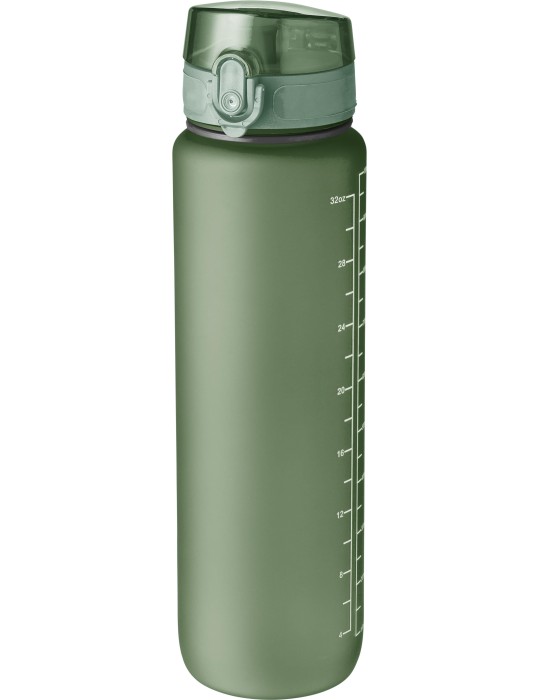 Gourde en rPET touché gomme 1000 ml Personnalisée - Pas cher