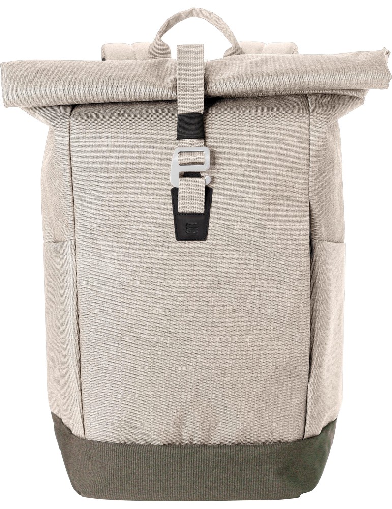 Sac à dos porte-ordinateur roll-top en polyester 600D - Oberon