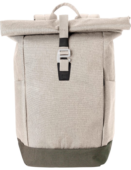 Sac à dos porte-ordinateur roll-top en polyester 600D - Oberon