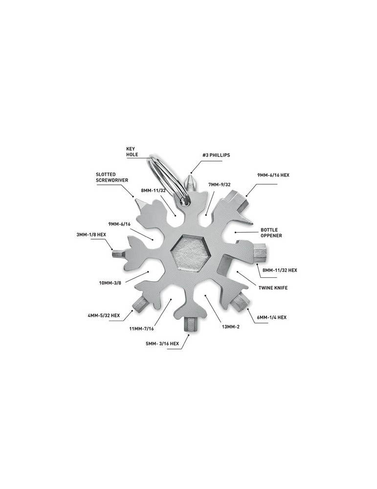 Outil Multi Fonctions Personnalisé FLOQUET en Acier Inox pas cher