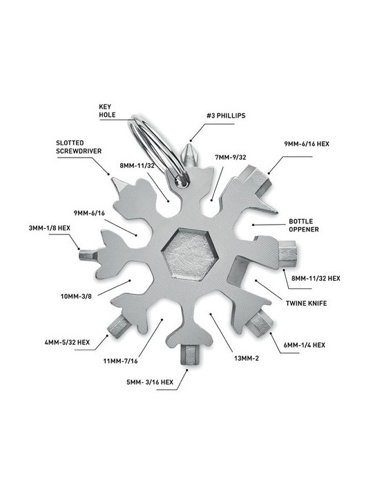 Outil Multi Fonctions Personnalisé FLOQUET en Acier Inox pas cher