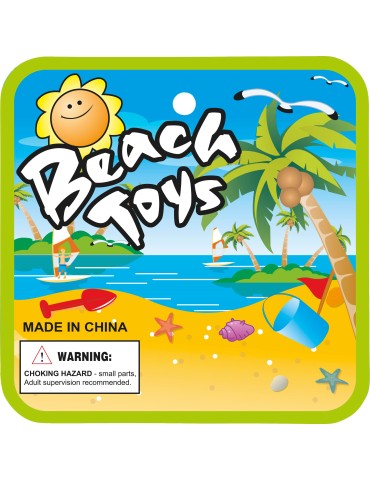 Seau de plage personnalisé en PP Matheo pas cher