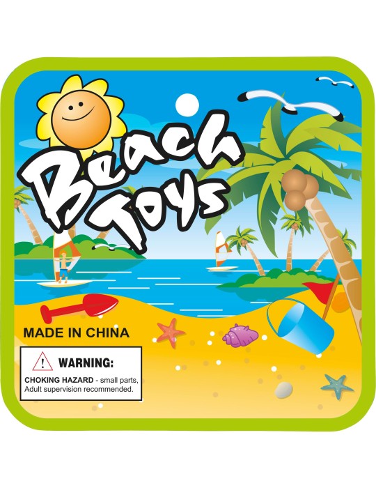 Seau de plage personnalisé en PP Matheo pas cher