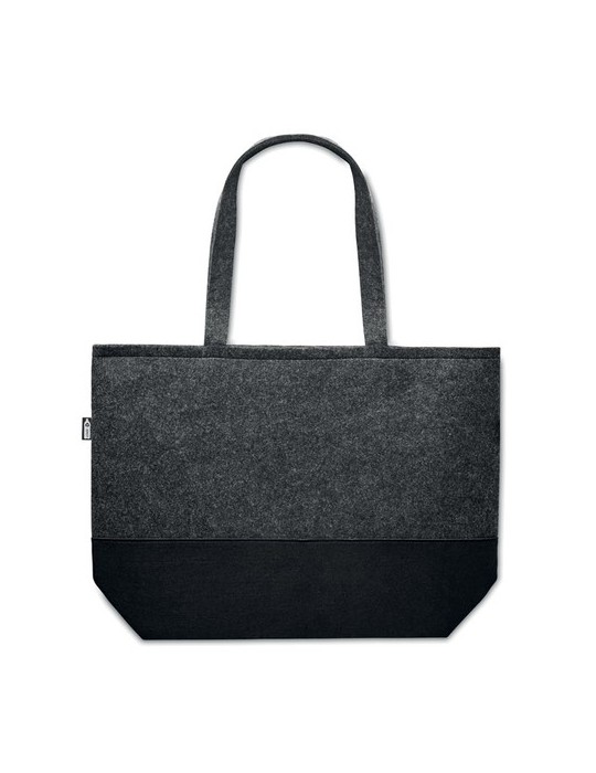 Sac shopping  en feutre RPET personnalisée pas cher