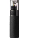 Tube en carton recyclé personnalisé de 7 crayons Beate pas cher