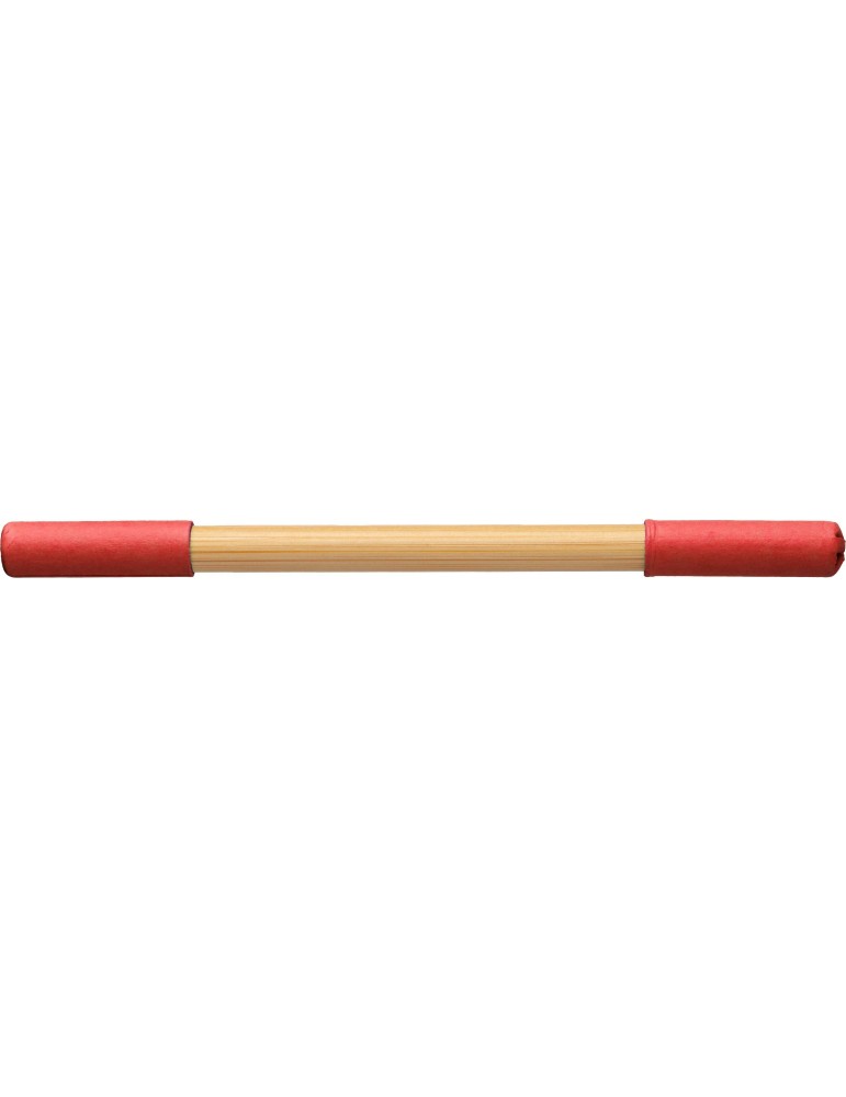 Crayon et Stylo en Bambou - Pratique Personnalisée pas cher