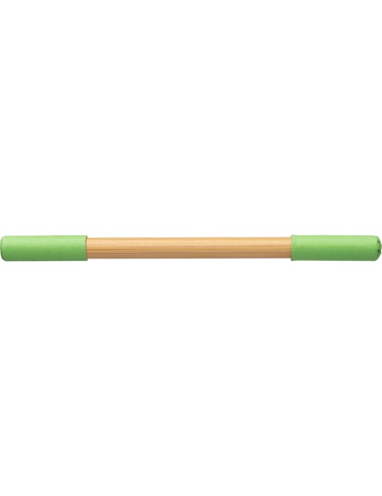 Crayon et Stylo en Bambou - Pratique Personnalisée pas cher