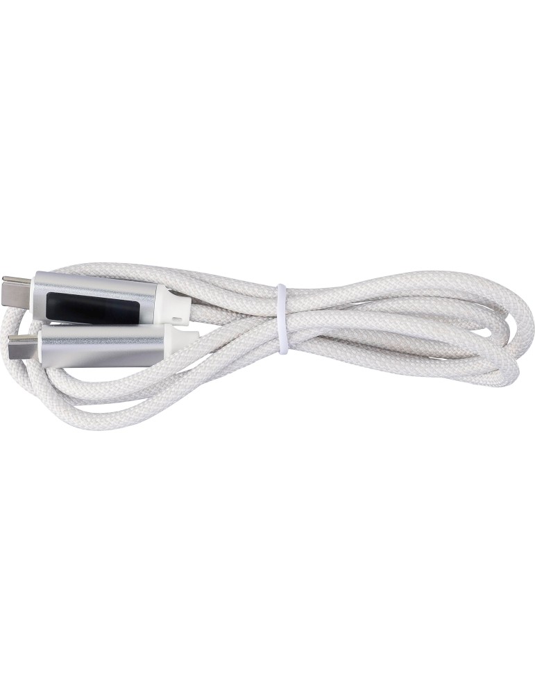 Câble de charge nylon 100W personnalisé Gerd | Objets Publicitaires