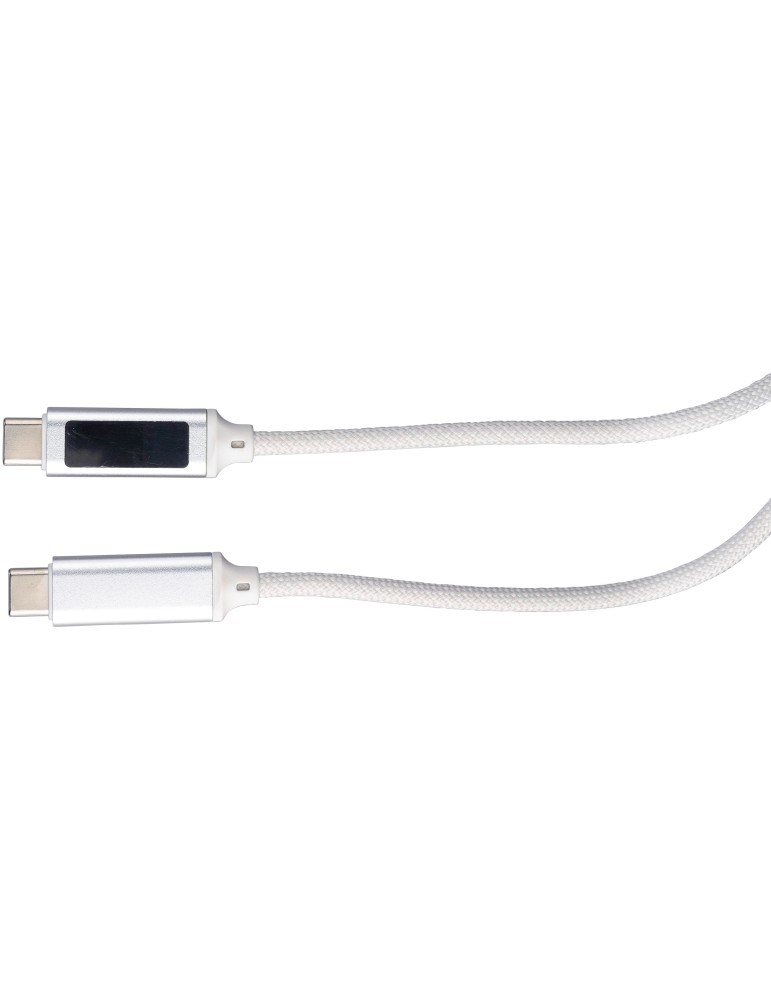 Câble de charge nylon 100W personnalisé Gerd | Objets Publicitaires