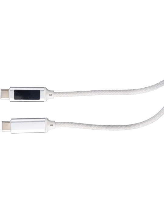 Câble de charge nylon 100W personnalisé Gerd | Objets Publicitaires