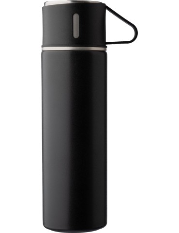 Set personnalisé d’une bouteille isotherme et deux tasses Herbert pas cher