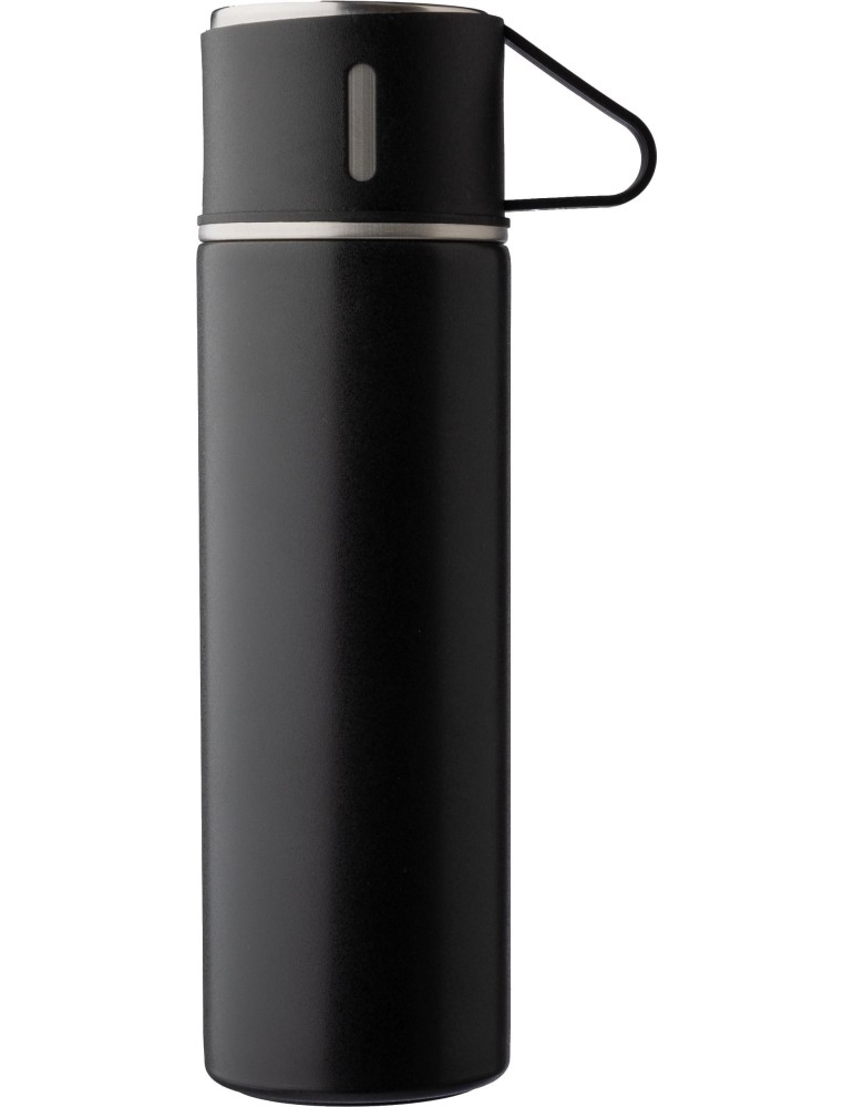 Set personnalisé d’une bouteille isotherme et deux tasses Herbert pas cher