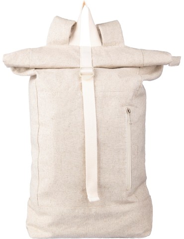 Sac à dos roll-top en chanvre Personnalisé pas cher - Margarete
