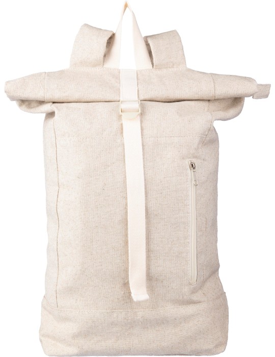 Sac à dos roll-top en chanvre Personnalisé pas cher - Margarete