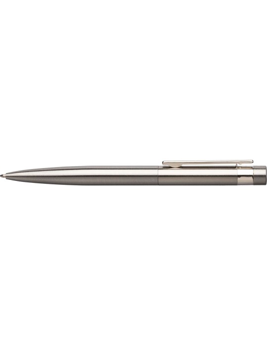 Stylo bille twist personnalisé en acier inoxydable recyclé Hannelore pas cher