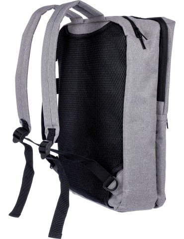 Sac à dos porte-ordinateur de 15'' en polyester rPET 300D personnalisé Mallory