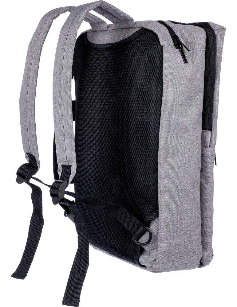 Sac à dos porte-ordinateur de 15'' en polyester rPET 300D personnalisé Mallory