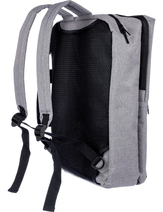 Sac à dos porte-ordinateur de 15'' en polyester rPET 300D personnalisé Mallory