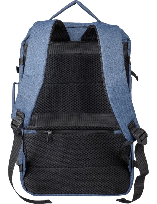 Sac à dos porte-ordinateur de 17'' en polyester rPET 300D personnalisé Malcolm