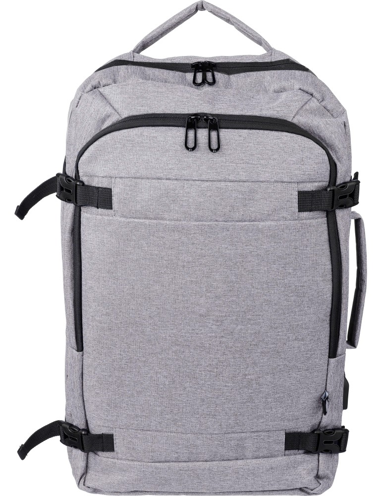 Sac à dos porte-ordinateur de 17'' en polyester rPET 300D personnalisé Malcolm