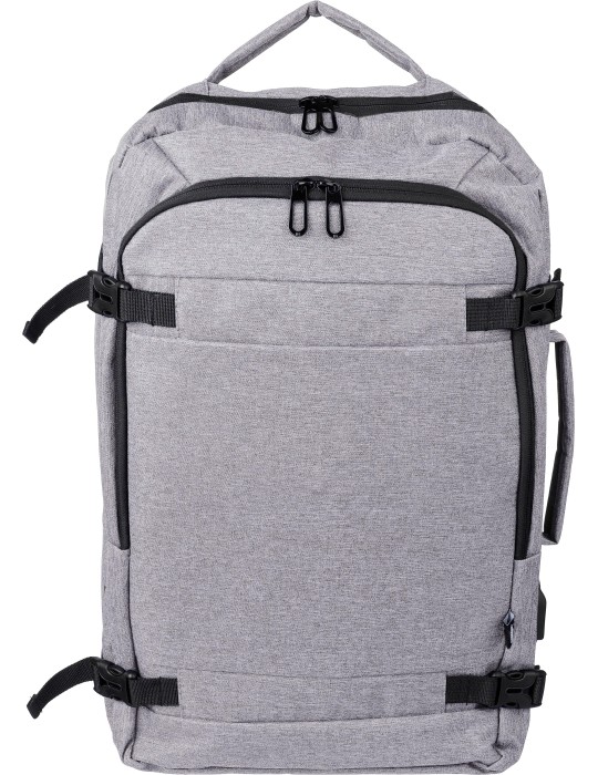 Sac à dos porte-ordinateur de 17'' en polyester rPET 300D personnalisé Malcolm