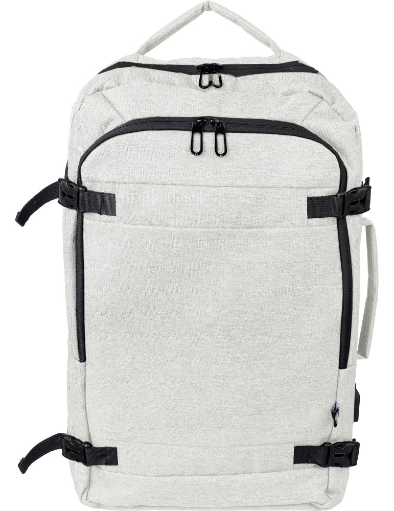 Sac à dos porte-ordinateur de 17'' en polyester rPET 300D personnalisé Malcolm