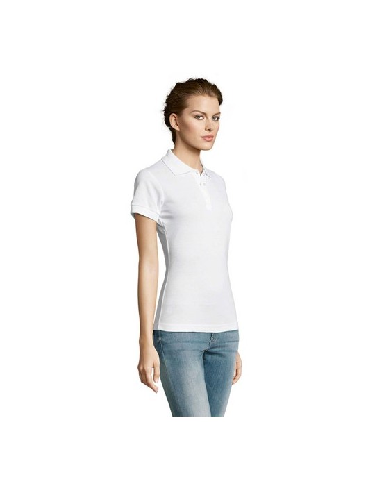 Polo femme polycoton personnalisé - PRIME confort et style pas cher