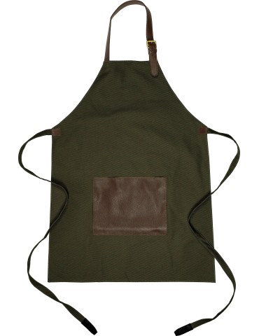Tablier en canvas 450 g/m2 personnalisé Maria