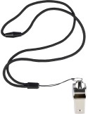 Sifflet tour de cou en métal publicitaire Rebecca
