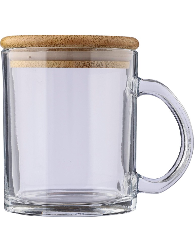 Mug  en verre recyclé et bambou de 300 ml Ashley