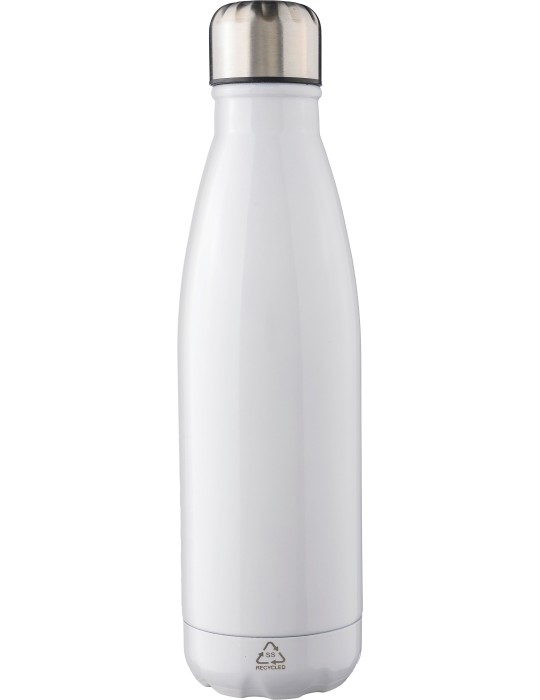 Gourde simple paroi en acier inoxydable recyclé de 650 ml personnalisée Cliff