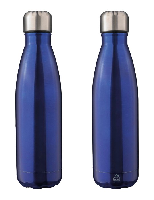 Gourde isotherme en acier inoxydable recyclé de 500 ml personnalisé Clifford