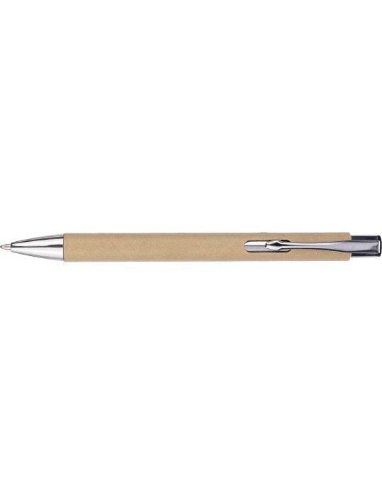 Stylo bille en carton recyclé personnalisé Debra