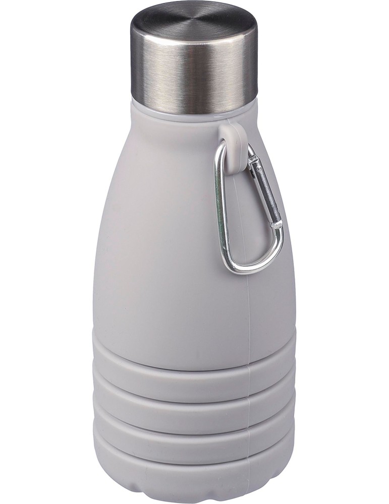 Gourde pliable de 550 ml en silicone personnalisée Erin